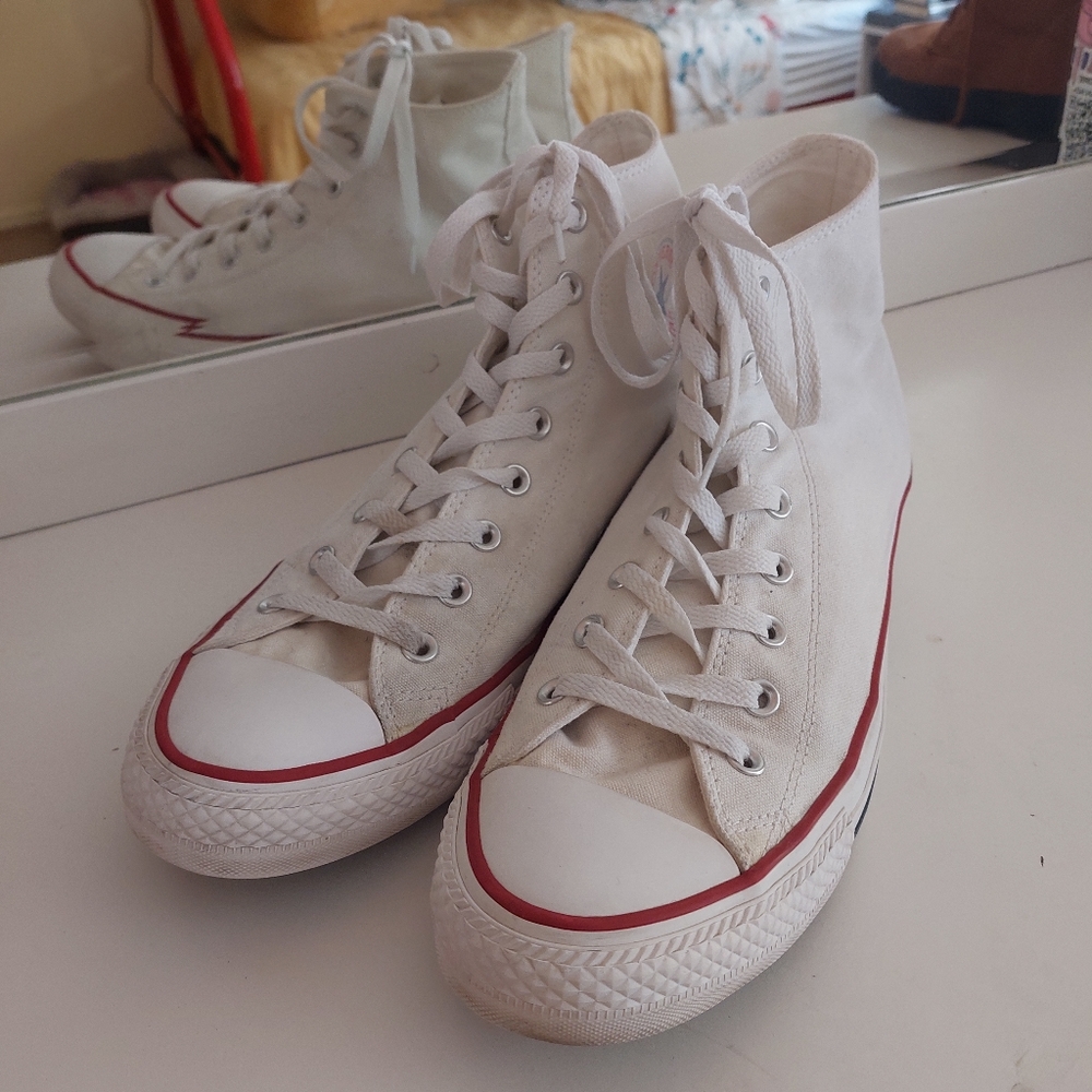 Converse All-Star White Hightops